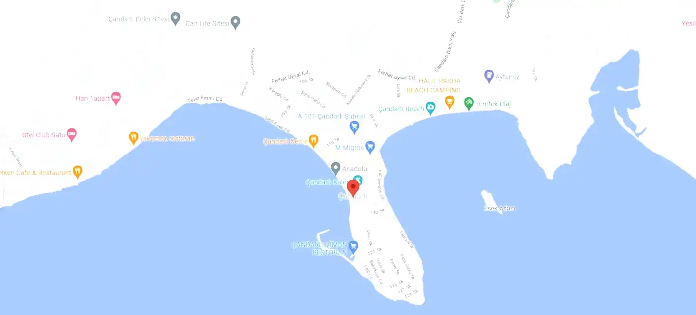 İzmir Çandarlı Transfer İzmir Çandarlı Harita Konumu